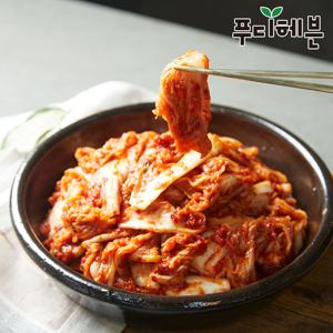 [명동칼국수&샤브샤브]국내산 마늘 듬뿍 명동 칼국수 겉절이 골드 김치 2kg