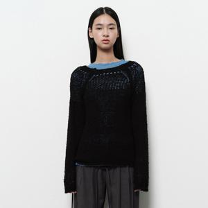 [정상가 104,000원] NETTING MIXED KNIT (2color)