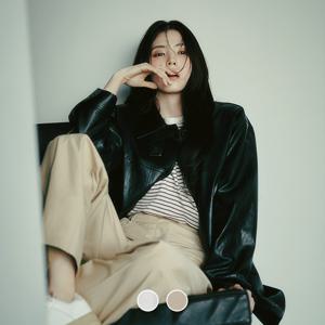 지오다노 여성 봄 간절기 스트레이트 일자핏 코튼 팬츠 면바지 415511/05415511