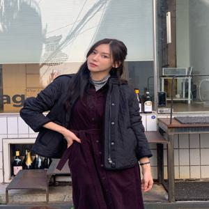 [헤지스 여성] [[24FW]] HSJU4D912BK [BEST]블랙 탈착후드 긴팔점퍼