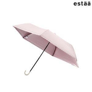 PE-2E3P506PI 페일 진주 미니 하트 컷 3단 우양산 핑크