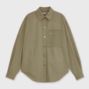 [오아이오아이컬렉션]포켓 오버핏 셔츠 [BEIGE]