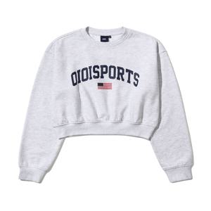 [오아이오아이컬렉션]FLAG LOGO CROP SWEATSHIRT (3colors)