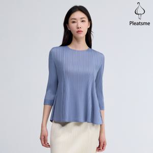 [최초가 118000원] 밑단 폴딩 플레어 7부 슬리브 티셔츠_EPTSM025020