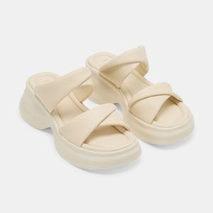 여성 샌들 굽 6CM G25018_IVORY