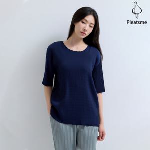 [최초가 78000원] 그레인 박스 하프 슬리브 티셔츠_EPTSM325002