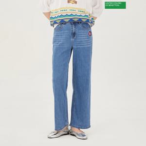 햇님 자수 통일자 데님 팬츠 BADP64431