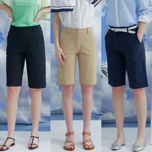 여성쿨스트레치반바지3종세트