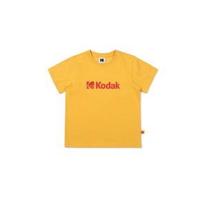 에어로쿨 워딩 반팔티셔츠 키즈 YELLOW