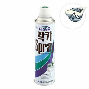 무광백색 페인트 스프레이 420ml 일신 락카