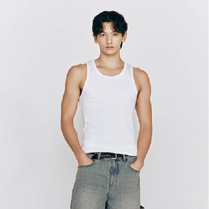 지오다노 남성 여름 립 스판 탱크탑 슬리브리스 민소매 나시 025561/01025561