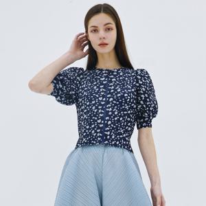 yoyoyoy [여성][최초가 155000원] 볼륨 퍼프 블라우스_네이비