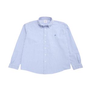 레귤러핏 시어서커 스트라이프 스포츠셔츠 (블루) (BBTHMM0378MEM)