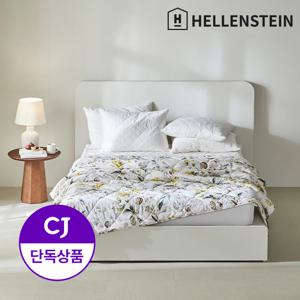 CJ단독 헬렌스타인 호주산 투인원 플라워 양모 차렵이불 S/Q/K