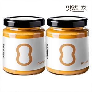 닥터루트 무첨가 무심 땅콩버터 200g 2병 국내제조 땅콩100%
