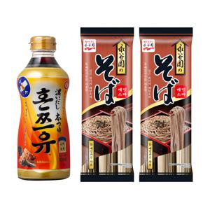 맛있는家  혼쯔유 500ml 1개 + 나가타니엔 소바 300g 2개