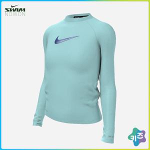 나이키스윔 걸즈 솔리드 스우시 롱슬리브 하이드로가드 NESSB747-437