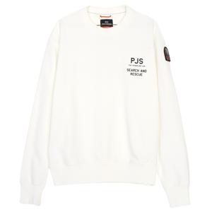 파라점퍼스 PMFLEMY01 OFF WHITE 남자 크루넥 긴팔 맨투맨 티셔