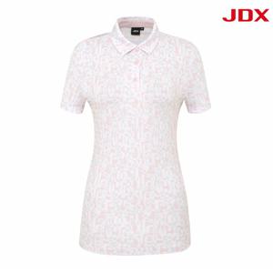 여성 로고 패턴 카라티셔츠(X1TSU6573LP)