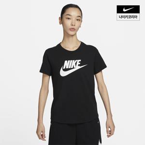 여성 스포츠웨어 에센셜 로고 티셔츠 DX7907-010