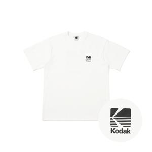 빅로고 세미오버핏 반팔티셔츠 WHITE