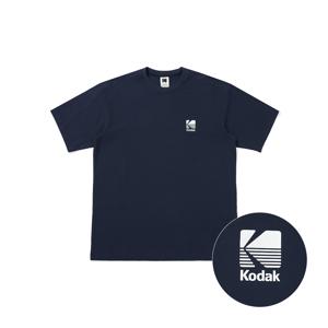 빅로고 세미오버핏 반팔티셔츠 NAVY