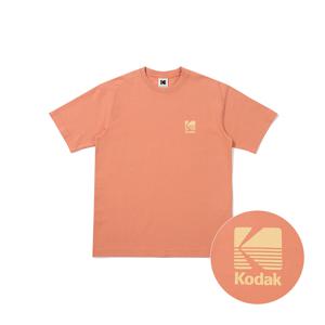빅로고 세미오버핏 반팔티셔츠 CORAL