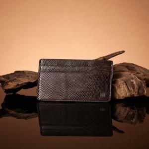 [닥스 액세서리] [[24FW]] DBHO4F770W3 [REAL LIZARD] 리얼리자드 금속장식 브라운 카드지갑