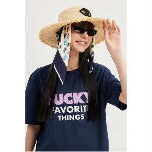 [Re-Order] Back Lucky Lulu Regular Fit Short Sleeve T-shirt_LFTAA24130NYD