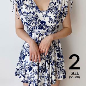 [브리치] 미즈큐즈 /  44 88까지  여신 플라워 원피스 수영복 빅사이즈 임산부/ 2사이즈
