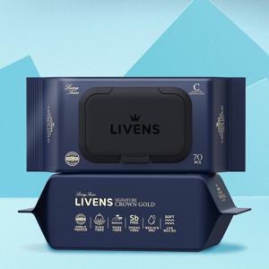 시그니처 크라운골드 아기물티슈 70매 10팩