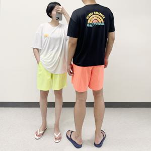 [브리치] 미즈큐즈 / 여성 남자 썸머무드 래쉬가드 오버핏 반팔 수영복 티