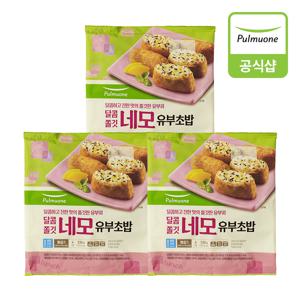 달콤쫄깃네모유부초밥 330g x 3개