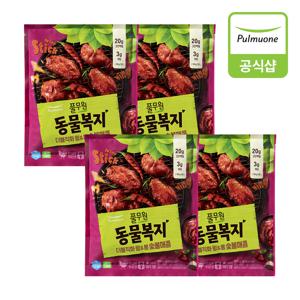 동물복지 더블직화 윙&봉 숯불매콤 300g x 4개