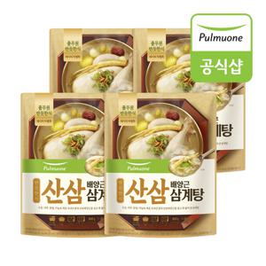 반듯한식 삼산배양근 삼계탕(실온) 800g x 4봉