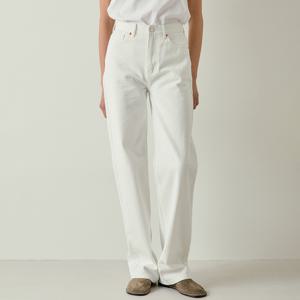 (정상가 129000원) straight denim pants (white)