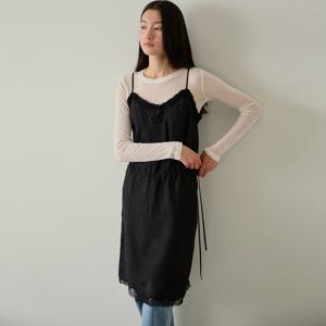 (정상가 183000원) camisole lace dress (black)