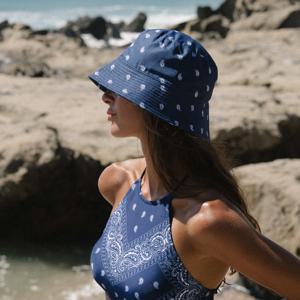 [이호연착용] BANDANA BLUES BUCKET HAT