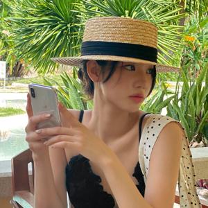 [브리치] 비치팜 / 프랑 파나마 햇 비치룩 휴양지 밀짚 모자 벙거지