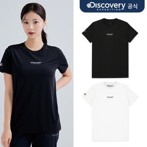여성 프레시벤트 센터로고 반팔티셔츠 2종 택1   DWRS68043-SET