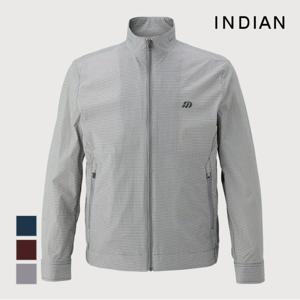 INDIAN  남성 나일론 펀칭 배색 점퍼_MITCLYM3201