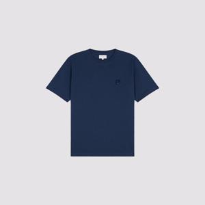 [차차부티크/오늘출발] 24SS MAISON KITSUNE  볼드 폭스 헤드 패치 컴포트 반팔 티셔츠 잉크 블루 MM00127KJ0118 P476
