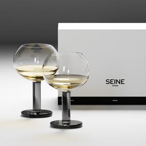SEINE PARIS 크리스탈 글라스 NO.2 벌룬 와인잔 2P SET