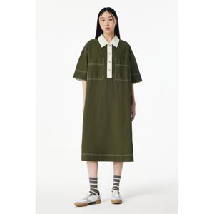[WOMAN] 카라 배색 원피스 9175241982