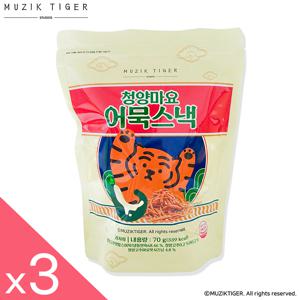 무직타이거 청양마요 어묵스낵 70g x 3개