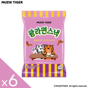 무직타이거 왕라면스낵 160g x 6개