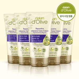 [달란] 올리브 인텐시브 핸드크림 60ml x5개