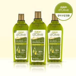 [달란] 퓨어 올리브오일 너리싱 샤워젤 400ml x3개