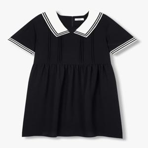 [톰보이] 카라 소매 배색 원피스 9175241986