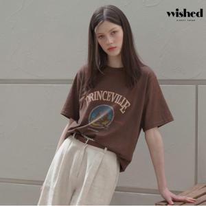 루즈핏 프린팅 반팔 티셔츠 (WICATS024)